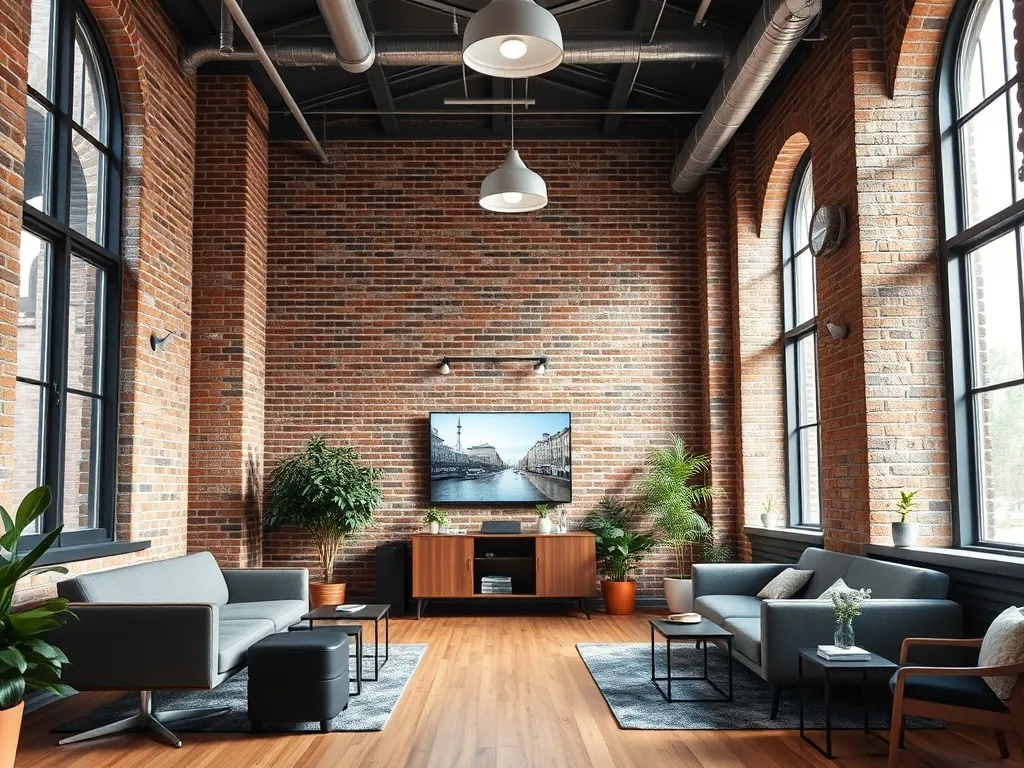 A professional and welcoming office interior in a historic O
